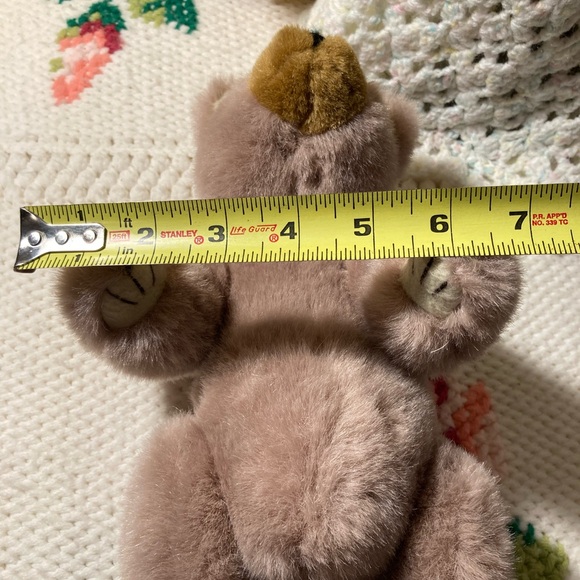 Vintage Jointed Plush Teddy Bear - Eclectic Cottagecore - Picture 14 of 16